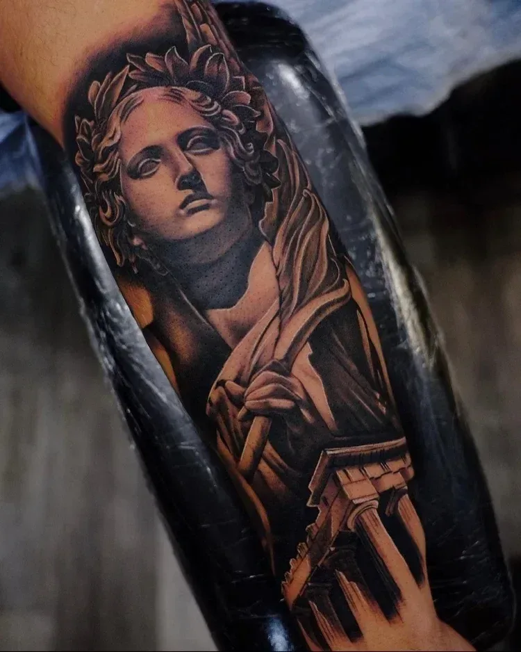 Classical sculpture portrait — Angelo Madrigal